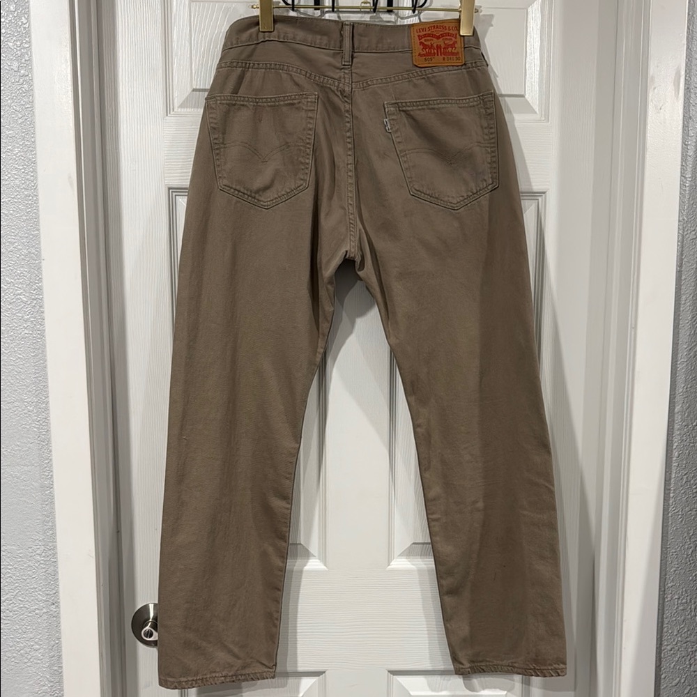 Levi's Brown Chinos Lightweight Relaxed Fit